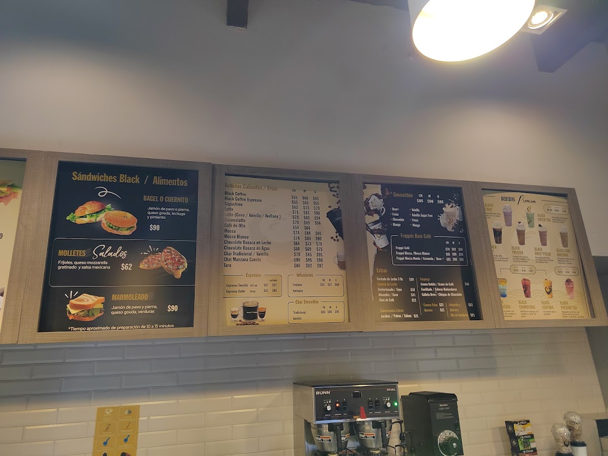 Black Coffee Gallery La Joya Menu - Image 3